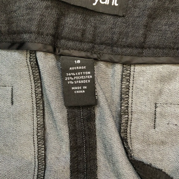 Lane Bryant wide leg Jean trouser style pants, size 18 - Picture 2 of 7